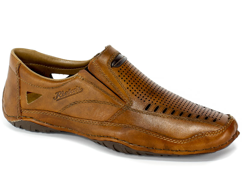 Półbuty Letnie Rieker 06356-24 Brown