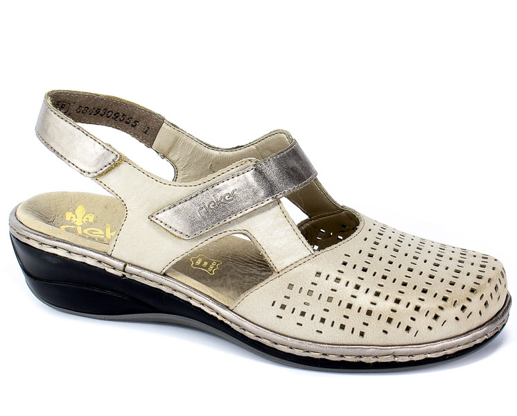 Sandały Rieker 47775-42 Grey Combination