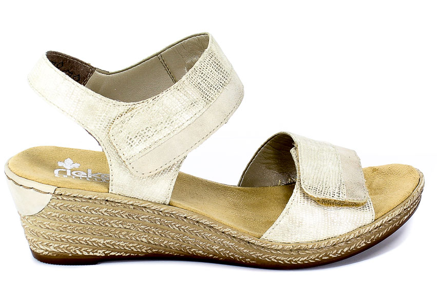 Sandały Rieker 62470-90 Gold