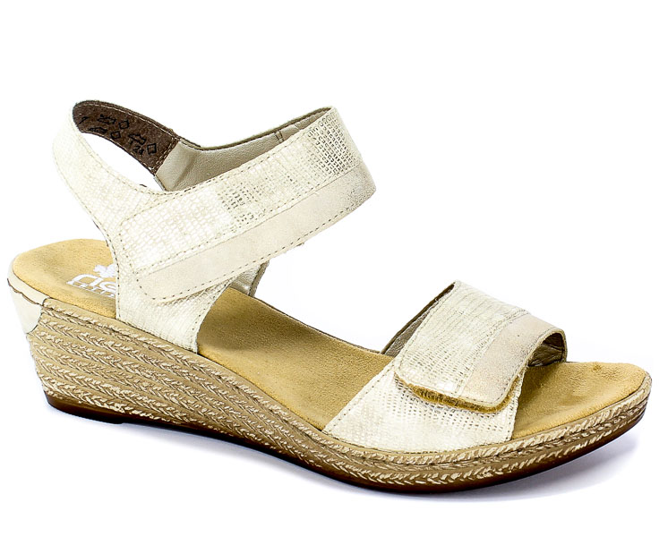 Sandały Rieker 62470-90 Gold