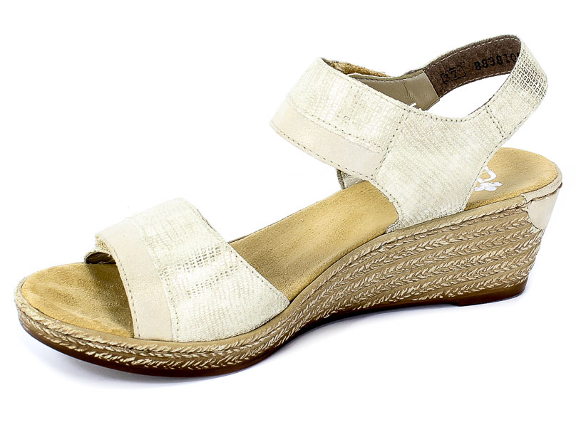 Sandały Rieker 62470-90 Gold