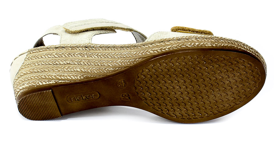 Sandały Rieker 62470-90 Gold