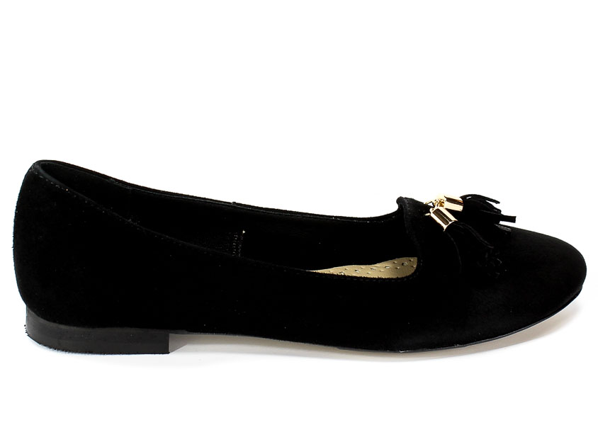 Baleriny Alexio Giorgio 8891 Czarny