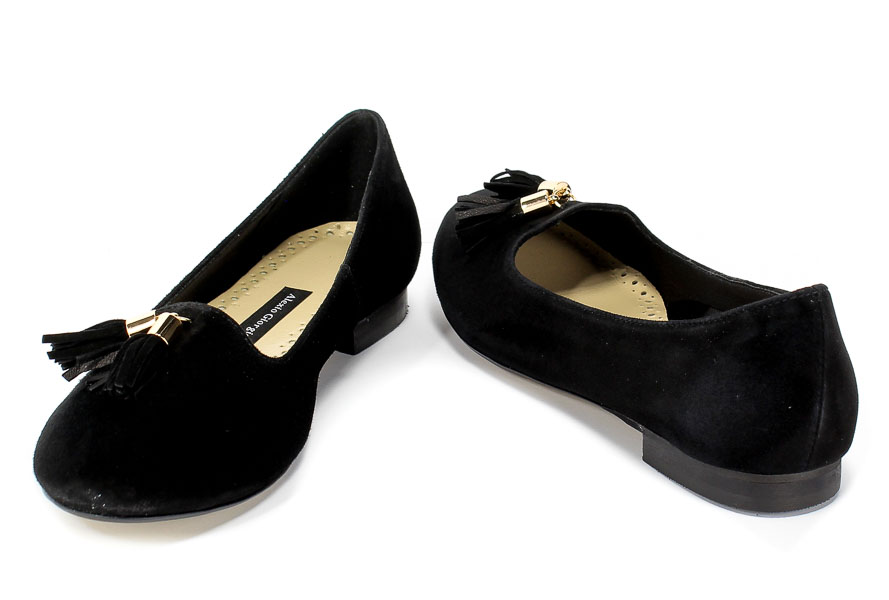 Baleriny Alexio Giorgio 8891 Czarny