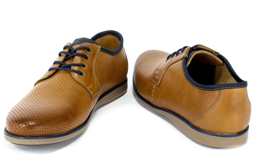 Półbuty Letnie Krisbut 5197-2A-9 Cognac