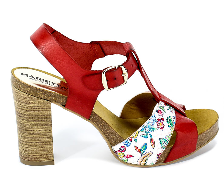 Sandały Marietta's 7152 Vaqetilla Rosso