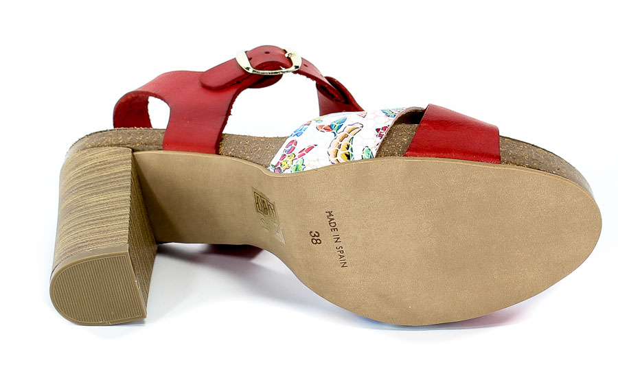 Sandały Marietta's 7152 Vaqetilla Rosso