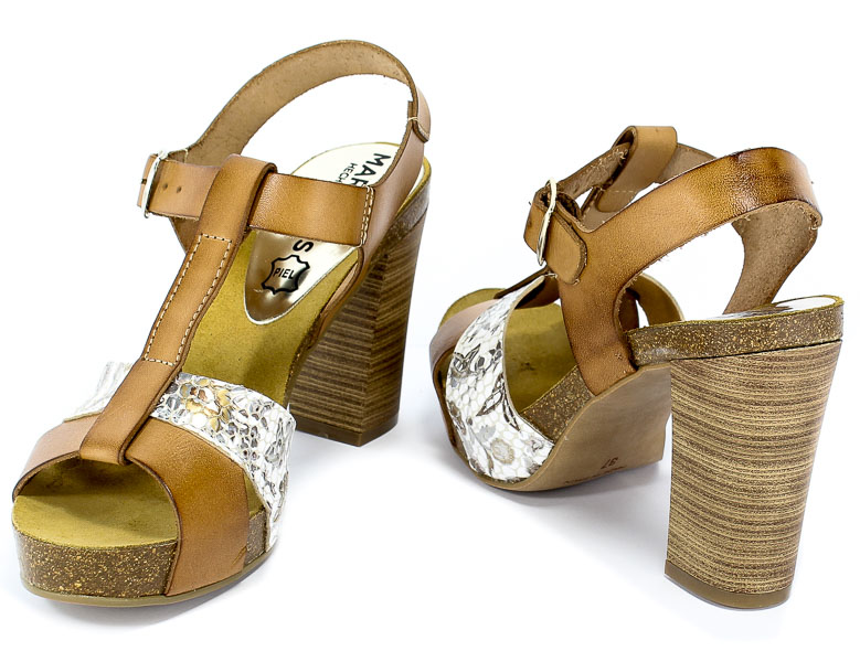 Sandały Marietta's 7152 Vaqetilla Camello