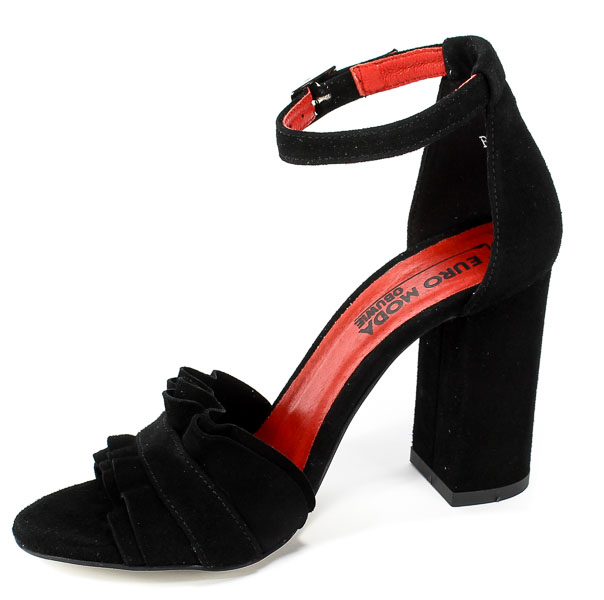 Sandały Euro Moda 19 2889/003-P Czarny