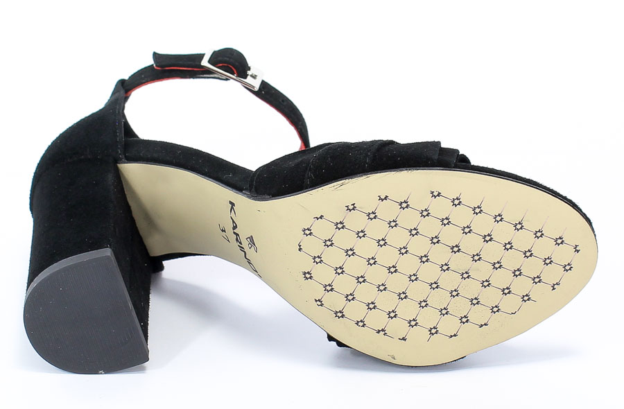 Sandały Euro Moda 19 2889/003-P Czarny