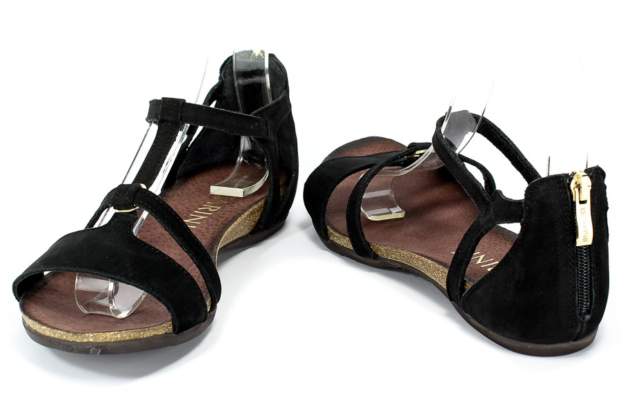 Sandały Carinii B5017-360-000-000-B02 Czarny