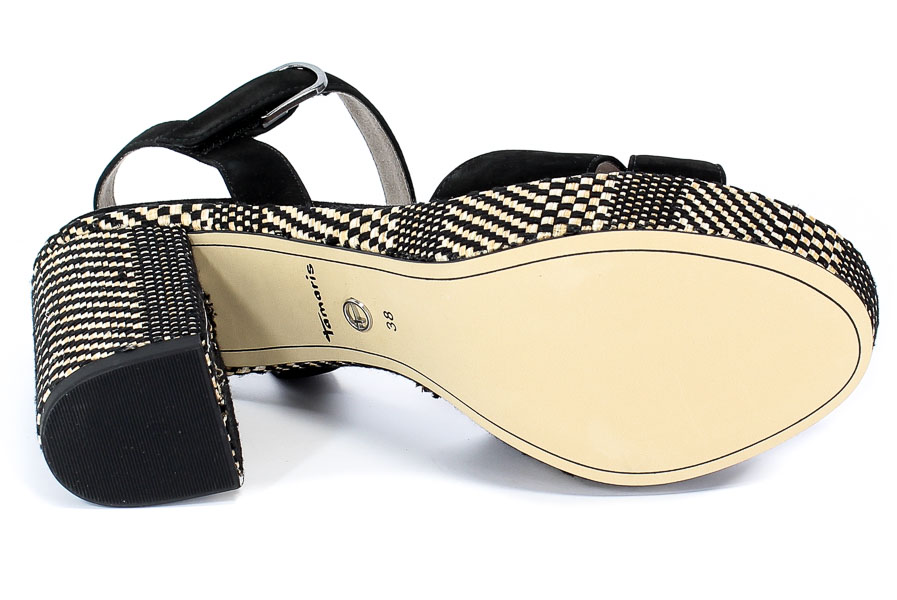 Sandały Tamaris 1-28032-32 054 Blk.Nubuc Comb