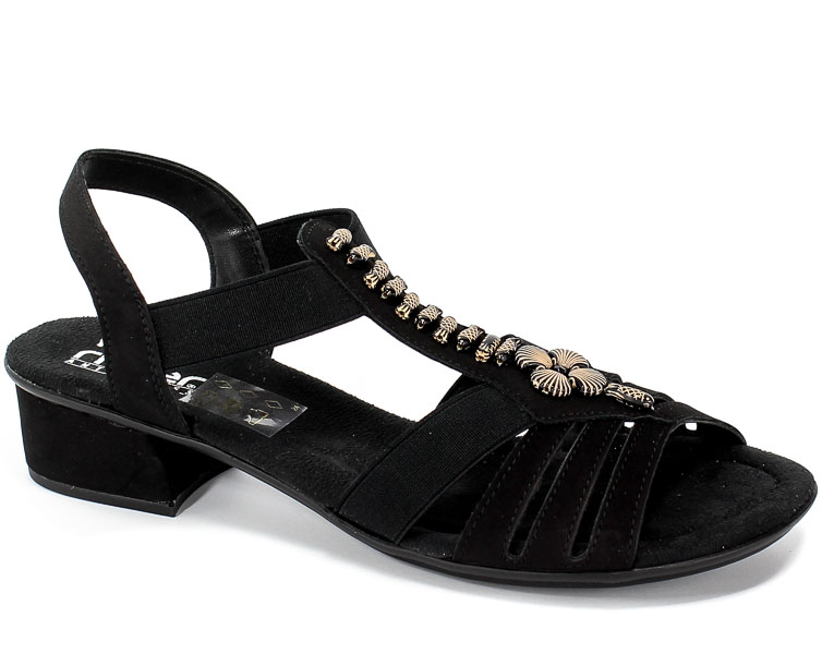 Sandały Rieker V6206-00 Black
