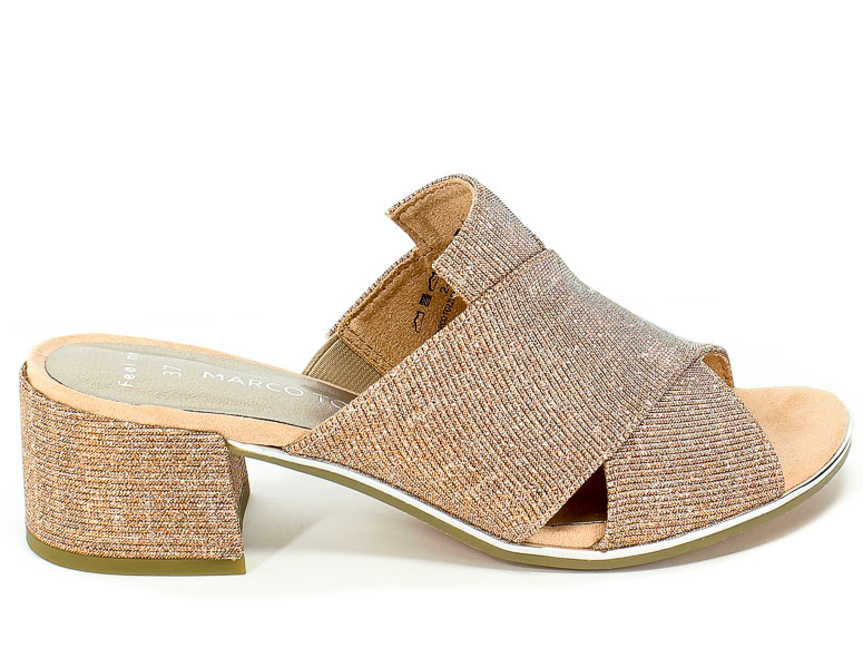 Klapki Marco Tozzi 2-27222-32 592 Rose Metallic