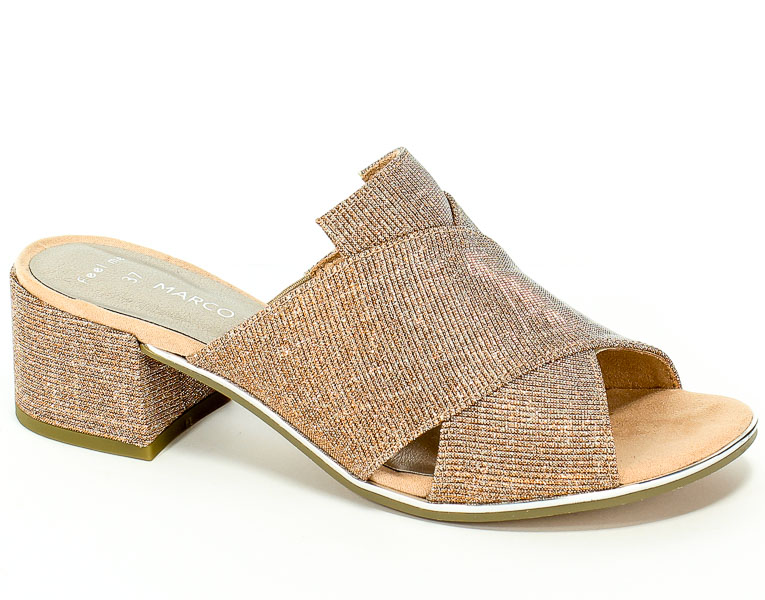 Klapki Marco Tozzi 2-27222-32 592 Rose Metallic