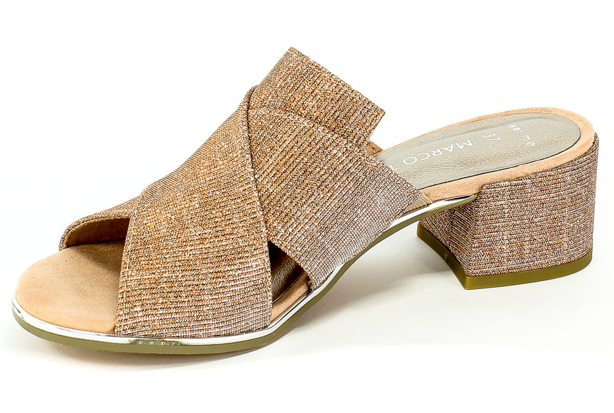 Klapki Marco Tozzi 2-27222-32 592 Rose Metallic