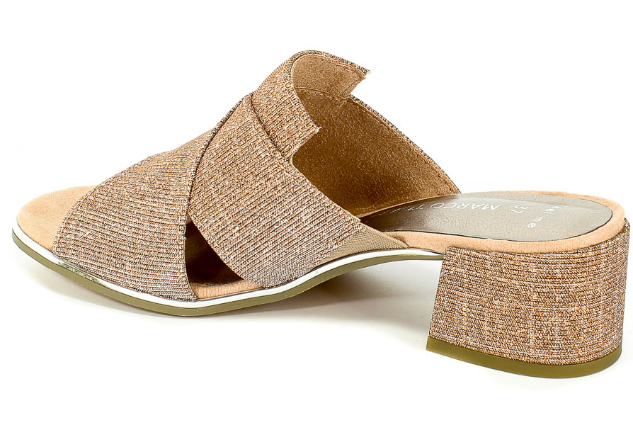 Klapki Marco Tozzi 2-27222-32 592 Rose Metallic