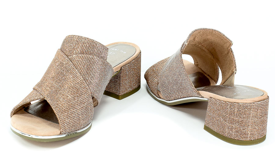 Klapki Marco Tozzi 2-27222-32 592 Rose Metallic