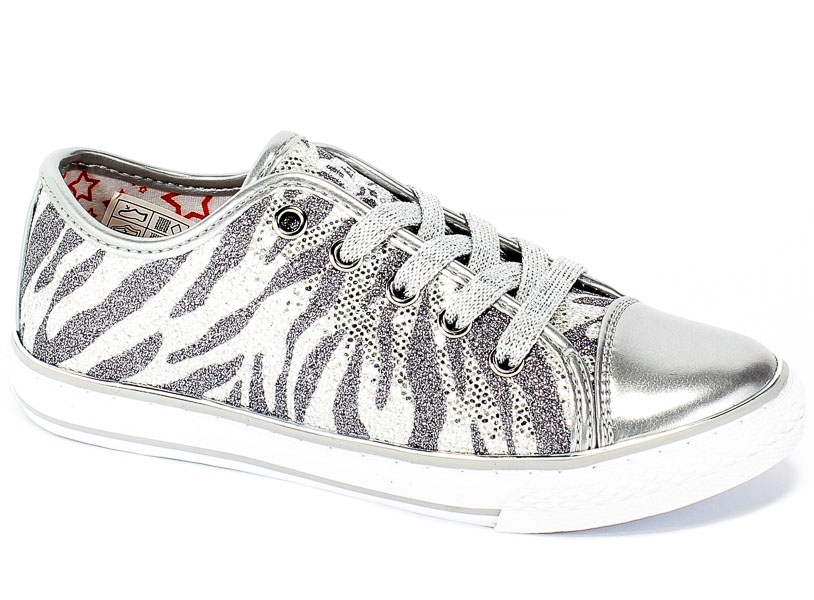 Półbuty Primigi 3455611 Glitter Pu Stam/Arge r.24-39