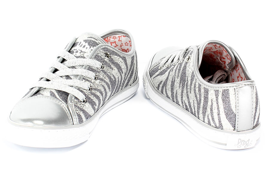 Półbuty Primigi 3455611 Glitter Pu Stam/Arge r.24-39