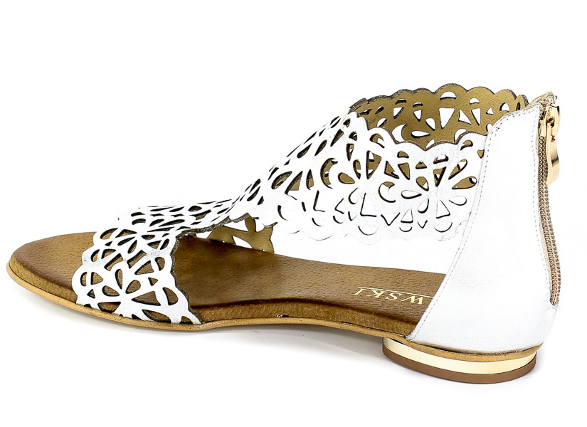 Sandały Lewski 2699 Srebrny