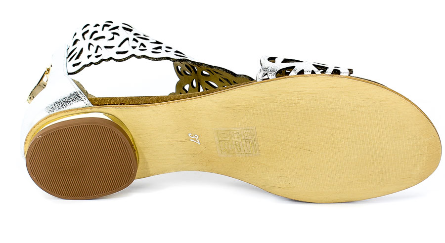 Sandały Lewski 2699 Srebrny