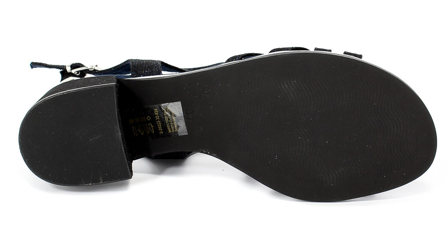 Sandały Marco Tozzi 2-28222-32 824 Navy Metallic