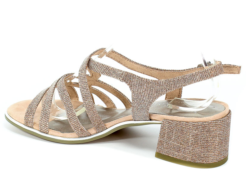 Sandały Marco Tozzi 2-28222-32 592 Rose Metallic