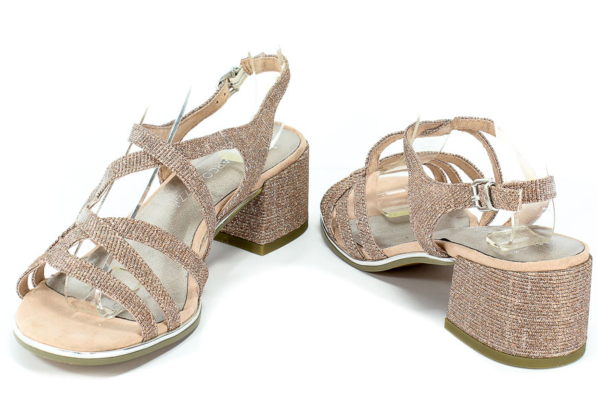 Sandały Marco Tozzi 2-28222-32 592 Rose Metallic