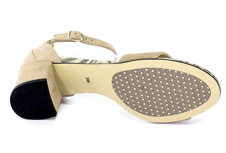 Sandały Euro Moda 19 3004/001-P Beż