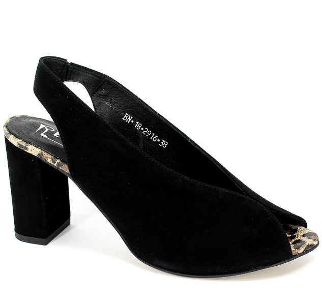 Sandały Euro Moda 19 2916/003-P Czarny
