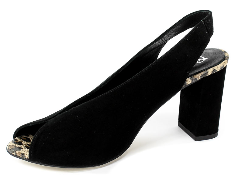 Sandały Euro Moda 19 2916/003-P Czarny