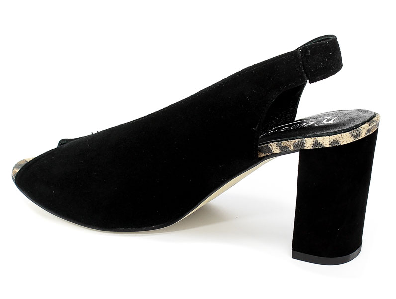 Sandały Euro Moda 19 2916/003-P Czarny