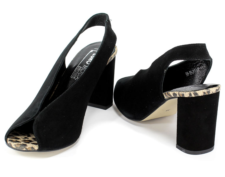 Sandały Euro Moda 19 2916/003-P Czarny