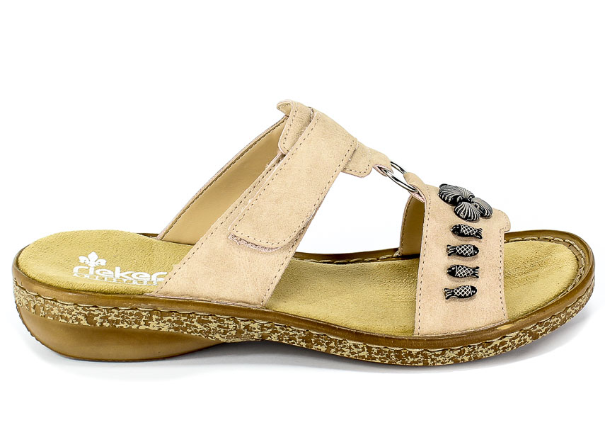 Klapki Rieker 62891-31 Rosa