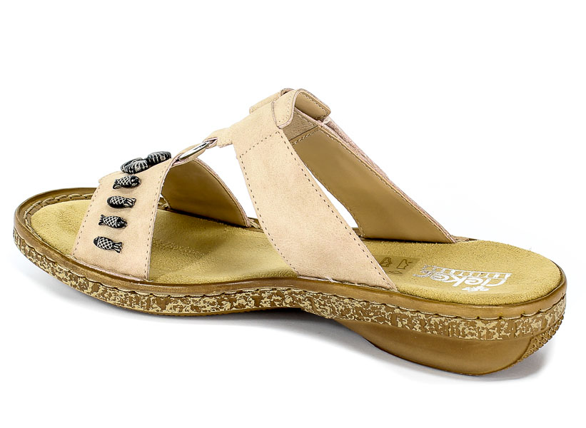 Klapki Rieker 62891-31 Rosa