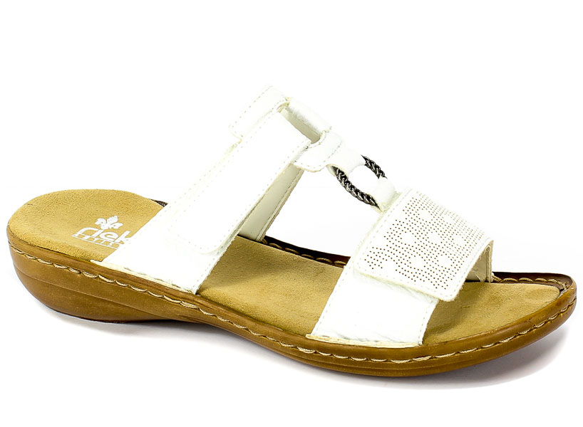 Klapki Rieker 60885-80 Weiss