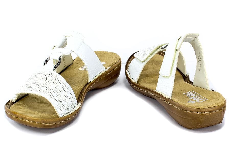 Klapki Rieker 60885-80 Weiss