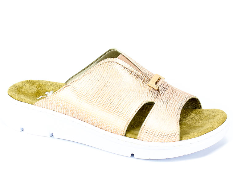 Klapki Rieker 65391-90 Gold