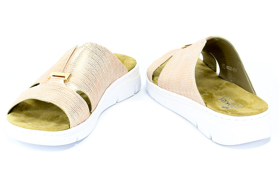 Klapki Rieker 65391-90 Gold
