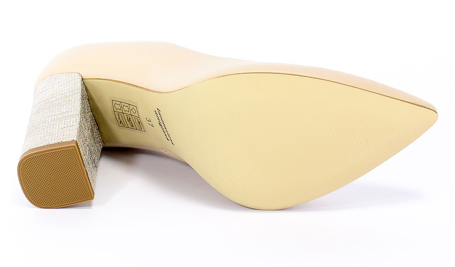 Czółenka Uncome 25001 Beige