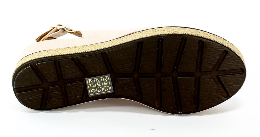 Sandały Badura 4710-69 Pudrowy