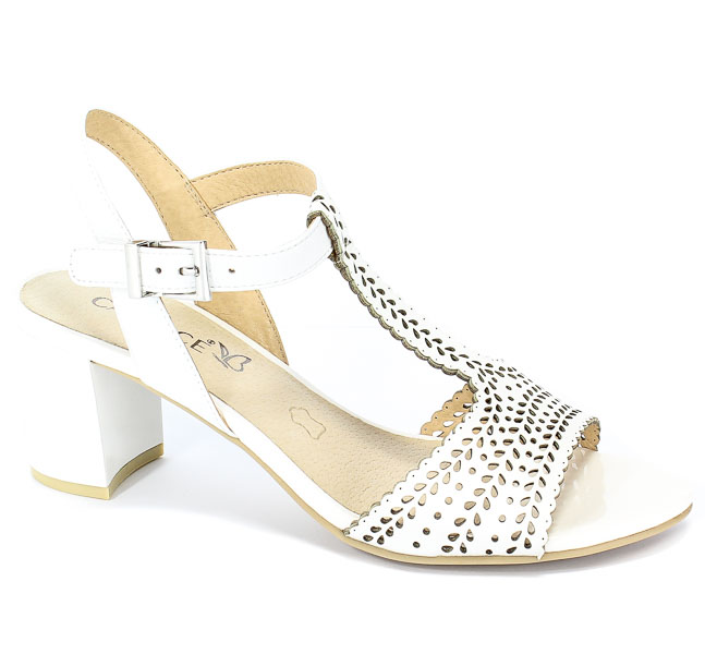 Sandały Caprice 9-28301-22 102 White Nappa
