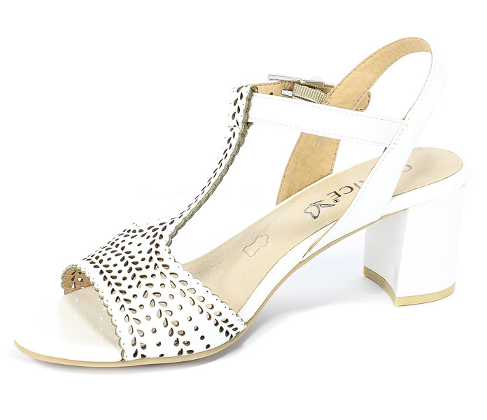 Sandały Caprice 9-28301-22 102 White Nappa