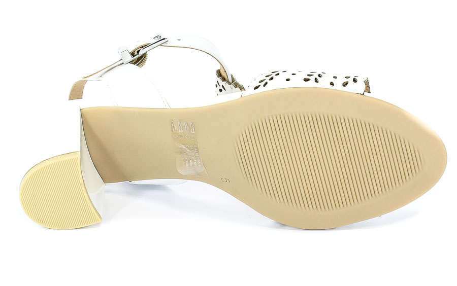 Sandały Caprice 9-28301-22 102 White Nappa