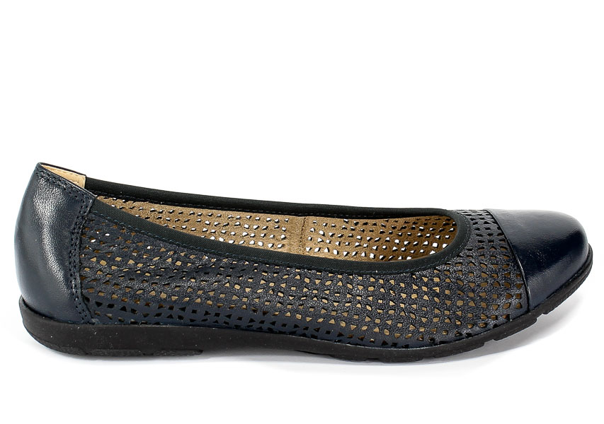 Baleriny Caprice 9-22151-22 876 Navy Nappa