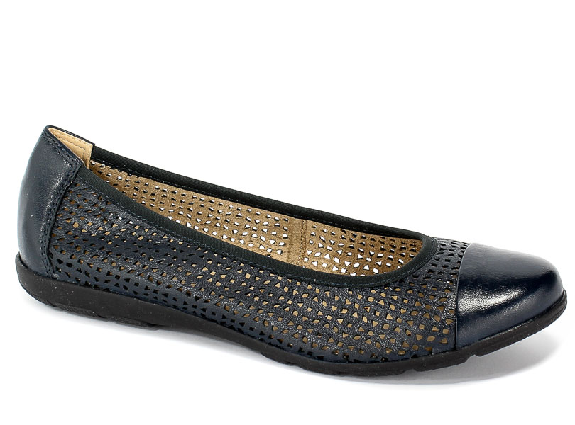 Baleriny Caprice 9-22151-22 876 Navy Nappa