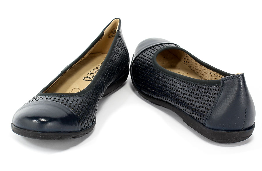 Baleriny Caprice 9-22151-22 876 Navy Nappa
