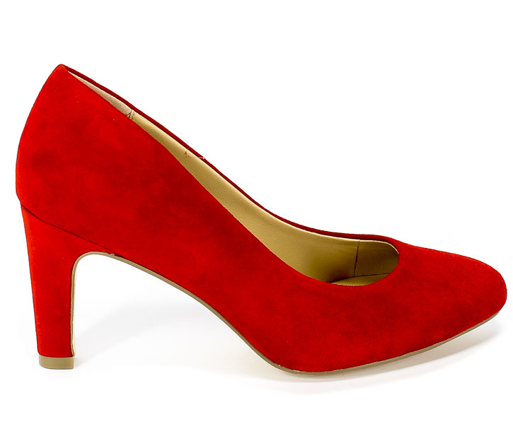 Czółenka Caprice 9-22400-22 524 Red Suede