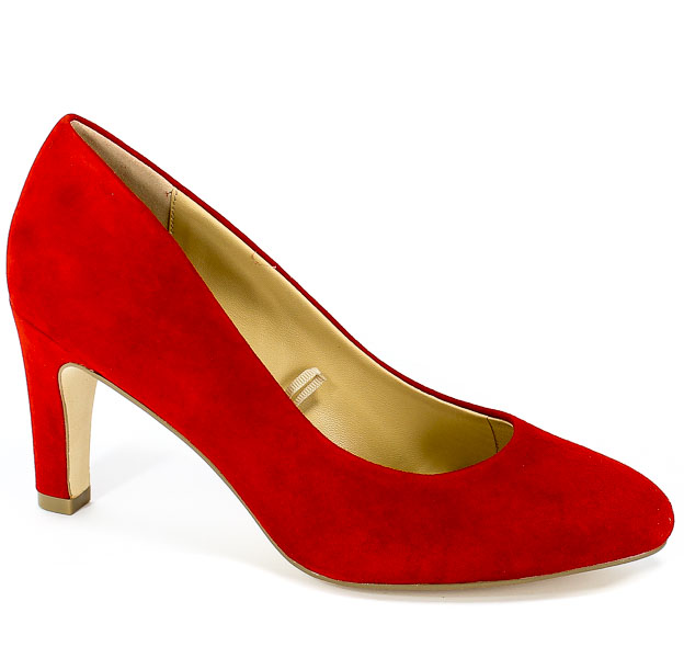 Czółenka Caprice 9-22400-22 524 Red Suede